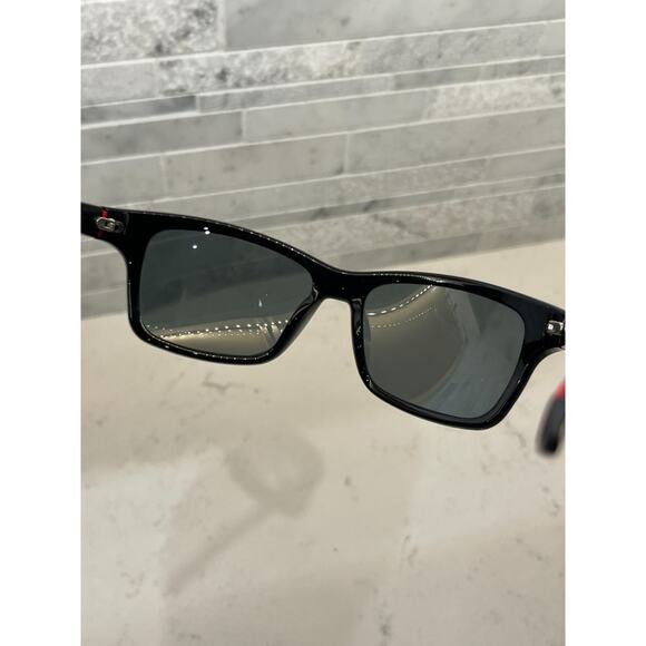 Carrera Unisex Black Red Wrap Sunglasses 8013/S D28M9 58▢17 125 "FRAMES ONLY" - Picture 2 of 8